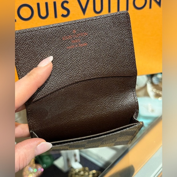 Louis Vuitton Damier Ebene Card Holder Small Wallet Bi Fold - Picture 5 of 5